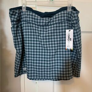 Smartwool Blue Plaid Skirt